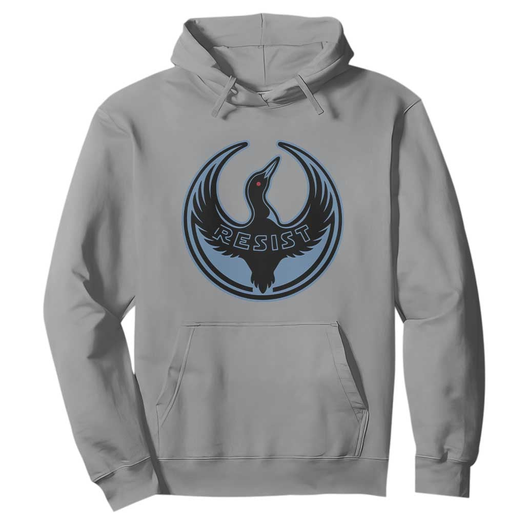 Minnesota Resist Loon Rebellion Emblem Hoodie TS02 Sport Gray Print Your Wear