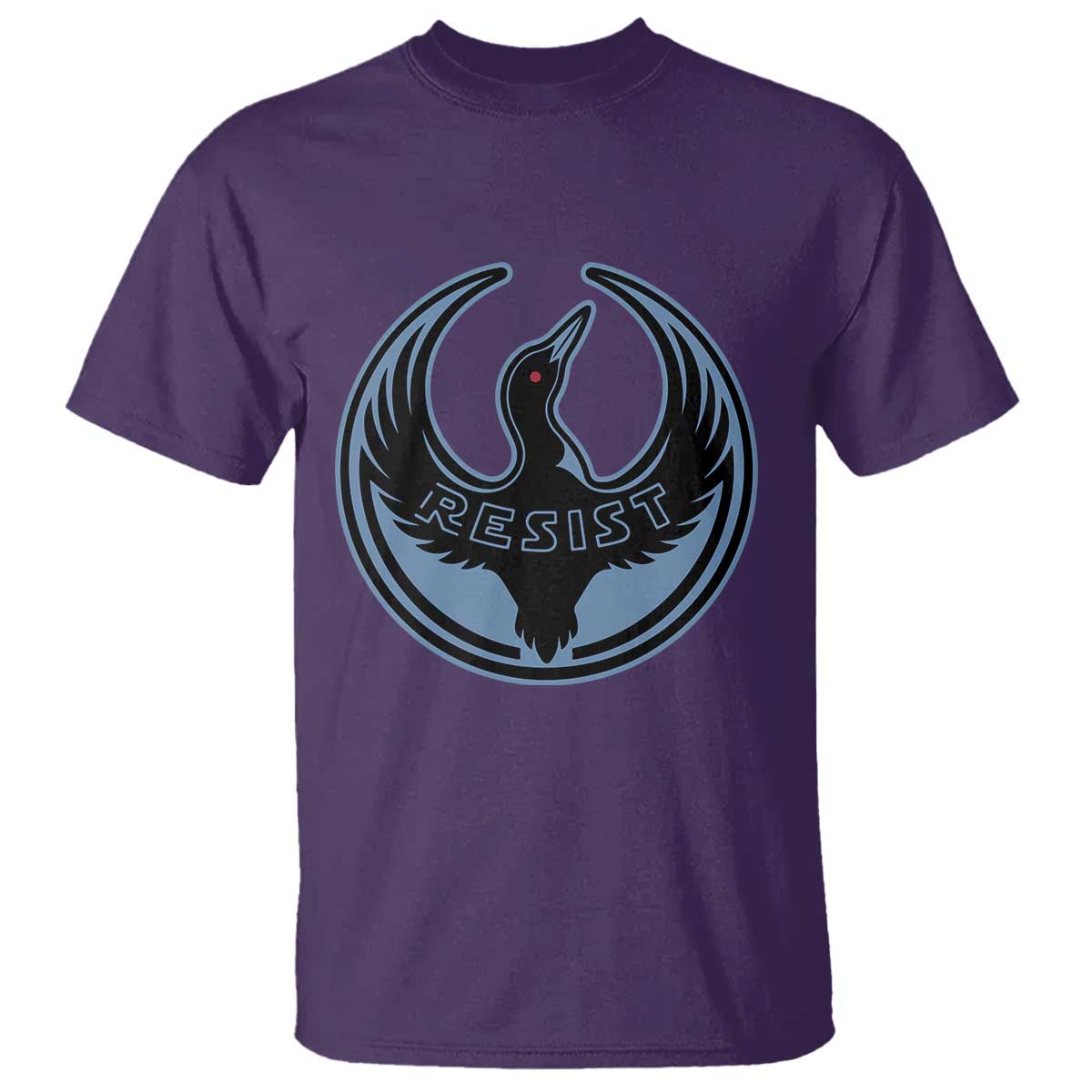 Minnesota Resist Loon Rebellion Emblem T Shirt TS02 Purple Print Your Wear