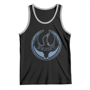 Minnesota Resist Loon Rebellion Emblem Tank Top TS02 Black Athletic Heather Print Your Wear