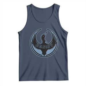 Minnesota Resist Loon Rebellion Emblem Tank Top TS02 Navy Print Your Wear