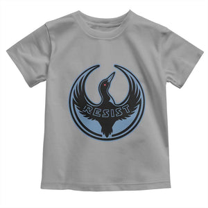 Minnesota Resist Loon Rebellion Emblem Toddler T Shirt TS02 Sport Gray Print Your Wear