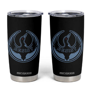 Minnesota Resist Loon Rebellion Emblem Tumbler Cup TS02 Black Print Your Wear