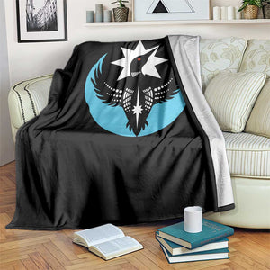 Minnesota Rebel Loon Star Emblem Throw Blanket Rebellion Symbolic Unity Graphic TS02 Print Your Wear