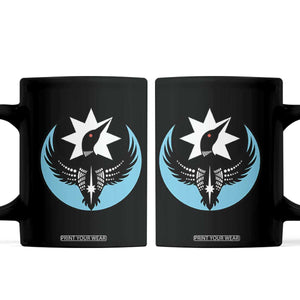 Minnesota Rebel Loon Star Emblem Coffee Mug Rebellion Symbolic Unity Graphic TS02 Black Print Your Wear