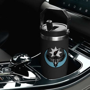 Minnesota Rebel Loon Star Emblem Flip Straw Tumbler Rebellion Symbolic Unity Graphic TS02 Print Your Wear