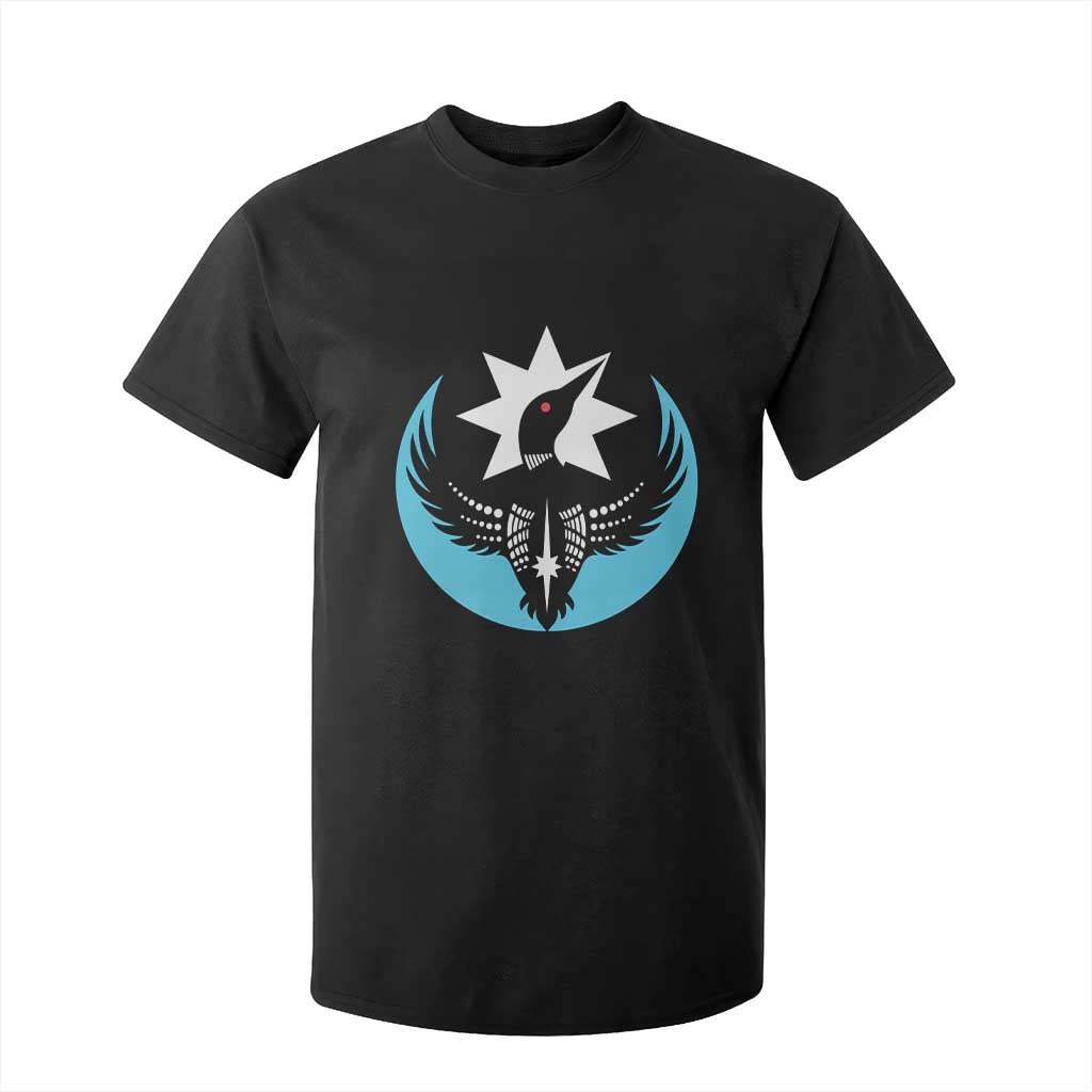 Minnesota Rebel Loon Star Emblem T Shirt For Kid Rebellion Symbolic Unity Graphic TS02 Black Print Your Wear