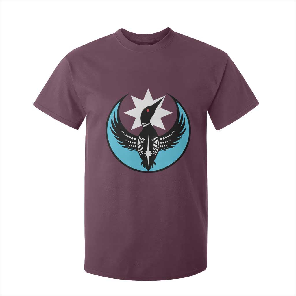 Minnesota Rebel Loon Star Emblem T Shirt For Kid Rebellion Symbolic Unity Graphic TS02 Maroon Print Your Wear