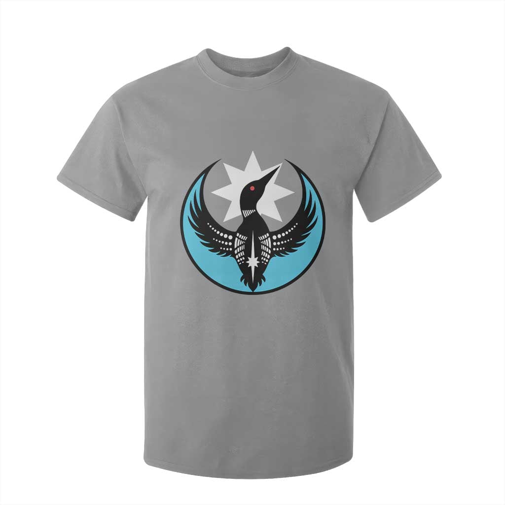 Minnesota Rebel Loon Star Emblem T Shirt For Kid Rebellion Symbolic Unity Graphic TS02 Sport Gray Print Your Wear