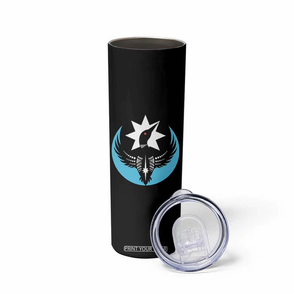 Minnesota Rebel Loon Star Emblem Skinny Tumbler Rebellion Symbolic Unity Graphic TS02 Print Your Wear