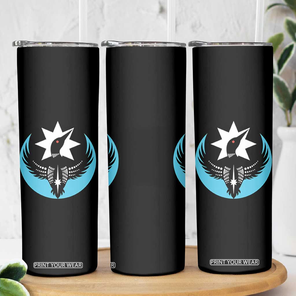 Minnesota Rebel Loon Star Emblem Skinny Tumbler Rebellion Symbolic Unity Graphic TS02 Print Your Wear