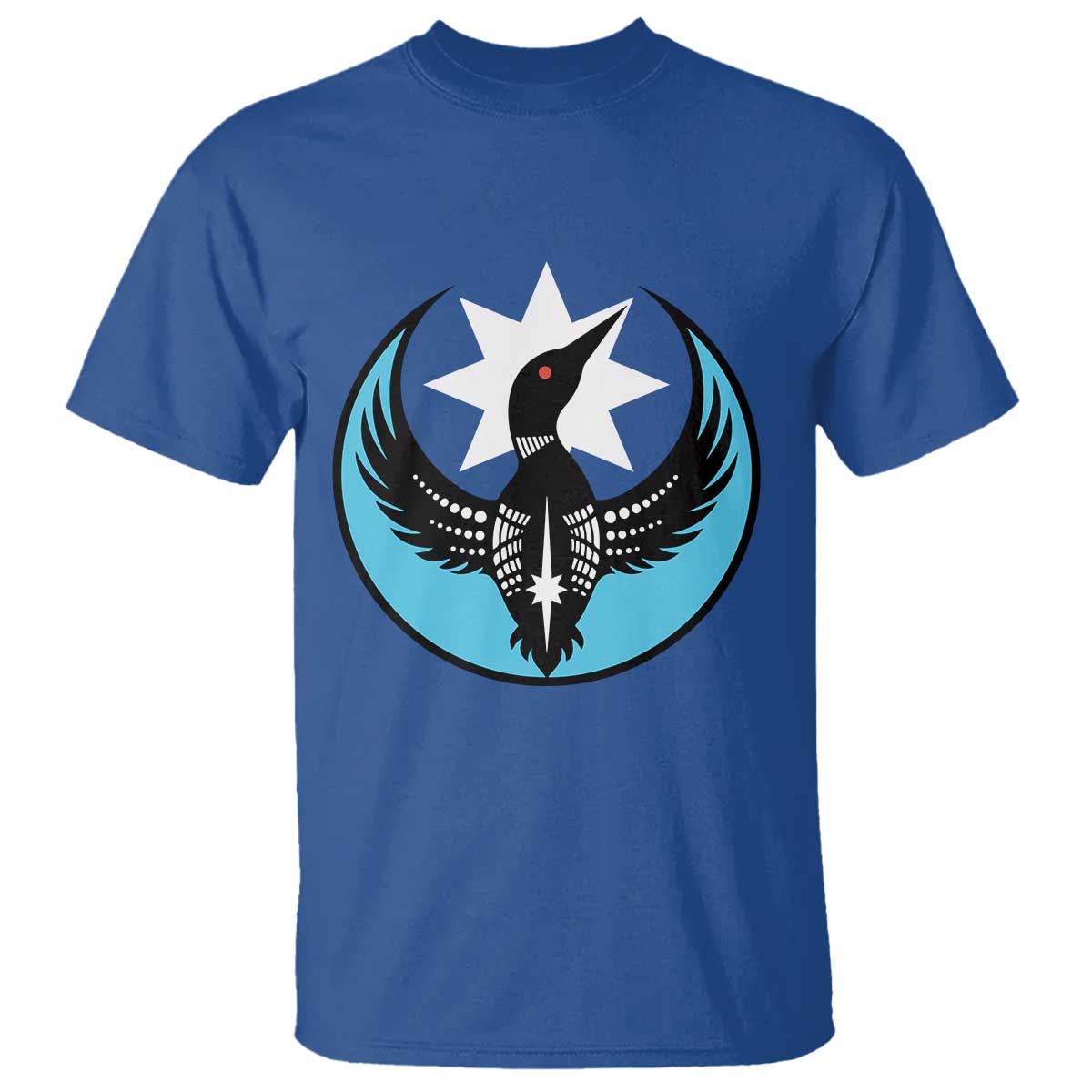 Minnesota Rebel Loon Star Emblem T Shirt Rebellion Symbolic Unity Graphic TS02 Royal Blue Print Your Wear