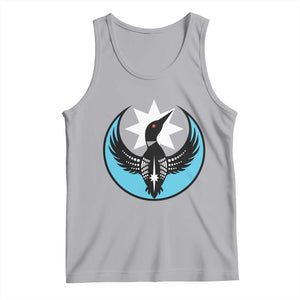 Minnesota Rebel Loon Star Emblem Tank Top Rebellion Symbolic Unity Graphic TS02 Athletic Heather Print Your Wear