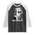 Funny St Patrick's Day Ben Dranking Raglan Shirt Benjamin Franklin Retro Saint Paddy's Day TS02 Black White Print Your Wear