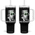 Funny St Patrick's Day Ben Dranking Tumbler With Handle Benjamin Franklin Retro Saint Paddy's Day TS02 One Size: 40 oz Black Print Your Wear