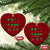 Funny Shamrock Fraction Ceramic Ornament St Patrick's Day Math Lover TS02 Print Your Wear