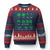 Funny Shamrock Fraction Ugly Christmas Sweater St Patrick's Day Math Lover TS02 Navy Red Print Your Wear