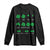 Funny Shamrock Fraction Long Sleeve Shirt St Patrick's Day Math Lover TS02 Black Print Your Wear