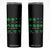 Funny Shamrock Fraction Skinny Tumbler St Patrick's Day Math Lover TS02 Black Print Your Wear