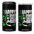 St. Patrick's Day Ice Hockey 4 in 1 Can Cooler Tumbler Happy Saint Hat Trick's Lucky Shamrocks TS02 One Size: 16 oz Black Print Your Wear