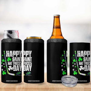 St. Patrick's Day Ice Hockey 4 in 1 Can Cooler Tumbler Happy Saint Hat Trick's Lucky Shamrocks TS02 Print Your Wear