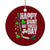 St. Patrick's Day Ice Hockey Ceramic Ornament Happy Saint Hat Trick's Lucky Shamrocks TS02 1pc Red Print Your Wear