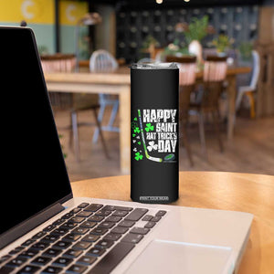 St. Patrick's Day Ice Hockey Skinny Tumbler Happy Saint Hat Trick's Lucky Shamrocks TS02 Print Your Wear