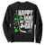 St. Patrick's Day Ice Hockey Sweatshirt Happy Saint Hat Trick's Lucky Shamrocks TS02 Black Print Your Wear