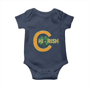 Chicago Irish Chirish Baby Onesie Happy Saint Patrick's Day Lucky Shamrock TS02 Navy Print Your Wear