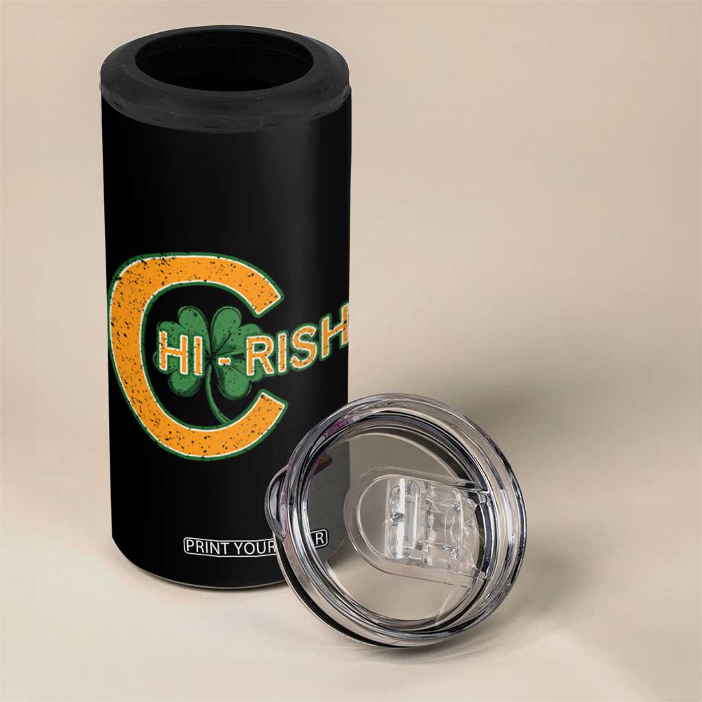 Chicago Irish Chirish 4 in 1 Can Cooler Tumbler Happy Saint Patrick's Day Lucky Shamrock TS02 Print Your Wear
