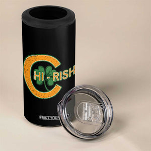 Chicago Irish Chirish 4 in 1 Can Cooler Tumbler Happy Saint Patrick's Day Lucky Shamrock TS02 Print Your Wear