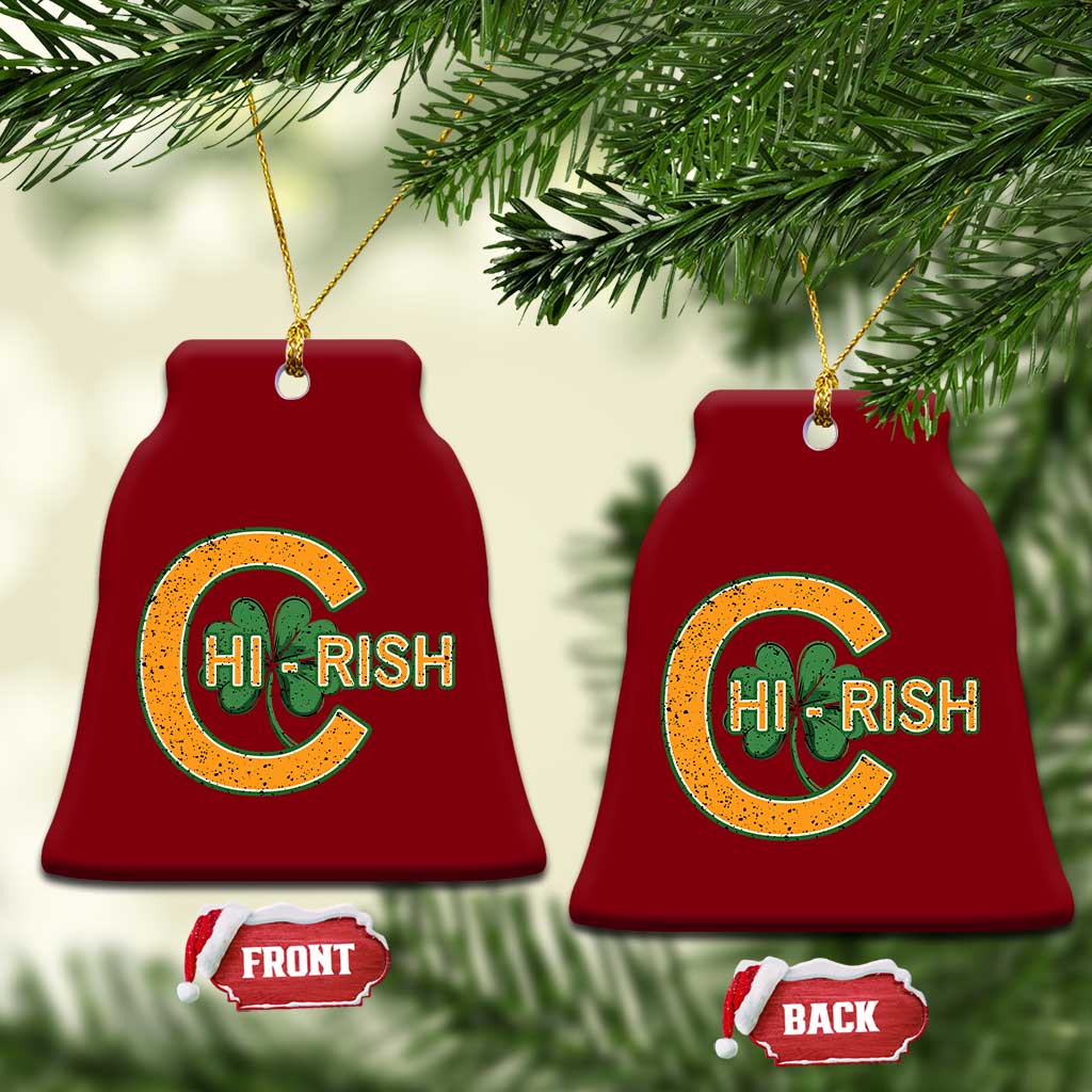 Chicago Irish Chirish Ceramic Ornament Happy Saint Patrick's Day Lucky Shamrock TS02 Print Your Wear