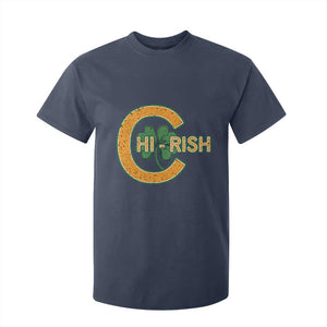 Chicago Irish Chirish T Shirt For Kid Happy Saint Patrick's Day Lucky Shamrock TS02 Navy Print Your Wear