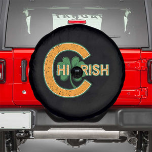 Chicago Irish Chirish Spare Tire Cover Happy Saint Patrick's Day Lucky Shamrock TS02 Black Print Your Wear