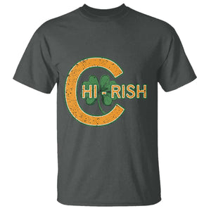 Chicago Irish Chirish T Shirt Happy Saint Patrick's Day Lucky Shamrock TS02 Dark Heather Print Your Wear