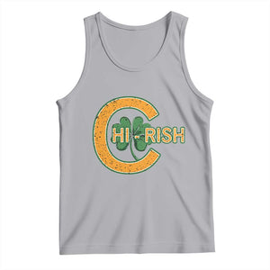 Chicago Irish Chirish Tank Top Happy Saint Patrick's Day Lucky Shamrock TS02 Athletic Heather Print Your Wear