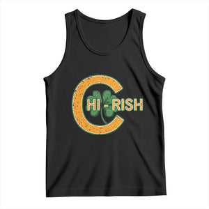 Chicago Irish Chirish Tank Top Happy Saint Patrick's Day Lucky Shamrock TS02 Black Print Your Wear