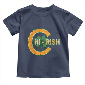 Chicago Irish Chirish Toddler T Shirt Happy Saint Patrick's Day Lucky Shamrock TS02 Navy Print Your Wear