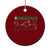 Funny St Patricks Day ER Nurse Ceramic Ornament Emergency Department Lucky Shamrocks TS02 1pc Red Print Your Wear