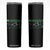 Funny St Patricks Day ER Nurse Skinny Tumbler Emergency Department Lucky Shamrocks TS02 Black Print Your Wear