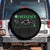 Funny St Patricks Day ER Nurse Spare Tire Cover Emergency Department Lucky Shamrocks TS02 No hole Black Print Your Wear