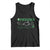 Funny St Patricks Day ER Nurse Tank Top Emergency Department Lucky Shamrocks TS02 Black Print Your Wear