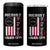 Resist Hands Off 4 in 1 Can Cooler Tumbler Vintage American Betsy Ross Flag We The People TS02 One Size: 16 oz Black Print Your Wear