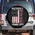 Resist Hands Off Spare Tire Cover Vintage American Betsy Ross Flag We The People TS02 No hole Black Print Your Wear