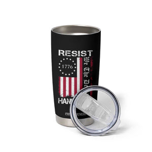 Resist Hands Off Tumbler Cup Vintage American Betsy Ross Flag We The People TS02 Print Your Wear