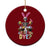 Funny Easter Skeleton Ceramic Ornament But Did You Dye Easter Day Sunday TS02 1pc Red Print Your Wear