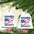 Hands Off My Social Security Ceramic Ornament Patriotic USA Retirement Protection American Flag TS02 Print Your Wear