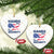 Hands Off My Social Security Ceramic Ornament Patriotic USA Retirement Protection American Flag TS02 Print Your Wear