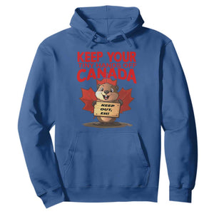 Keep Your Tiny Hands Off Canada Hoodie Not For Sale Canadian Maple Leaf Beaver TS02 Royal Blue Print Your Wear