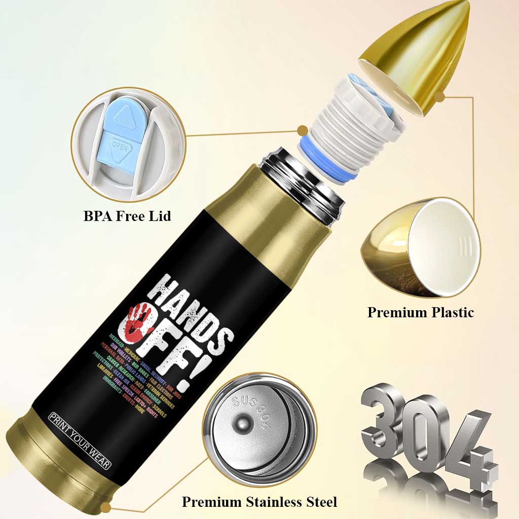 Resist Hands Off Bullet Tumbler Protect USA American We The People TS02 Print Your Wear