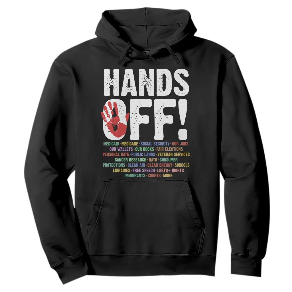 Resist Hands Off Hoodie Protect USA American We The People TS02 Black Print Your Wear